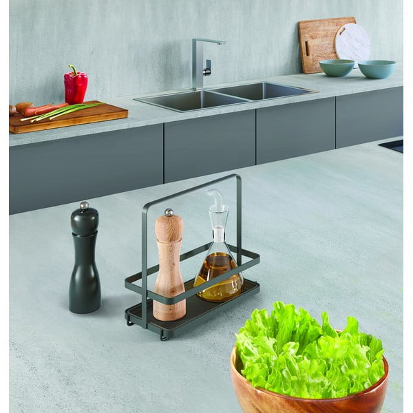 Rozsdamentes acél fűszertartó állvány Tokyo Lava – Metaltex-image-3