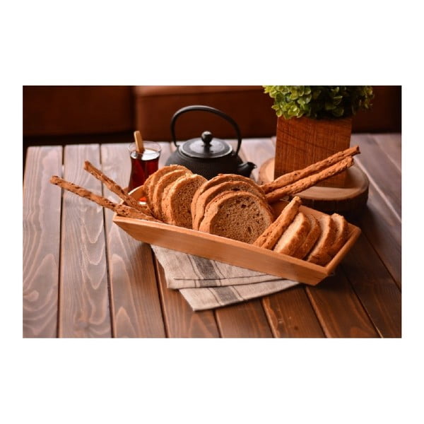 Seppe kenyértartó bambusz doboz, hosszúság 38 cm - Bambum-image-2