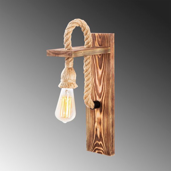 Natúr színű fali lámpa Erebos – Opviq lights-image-3