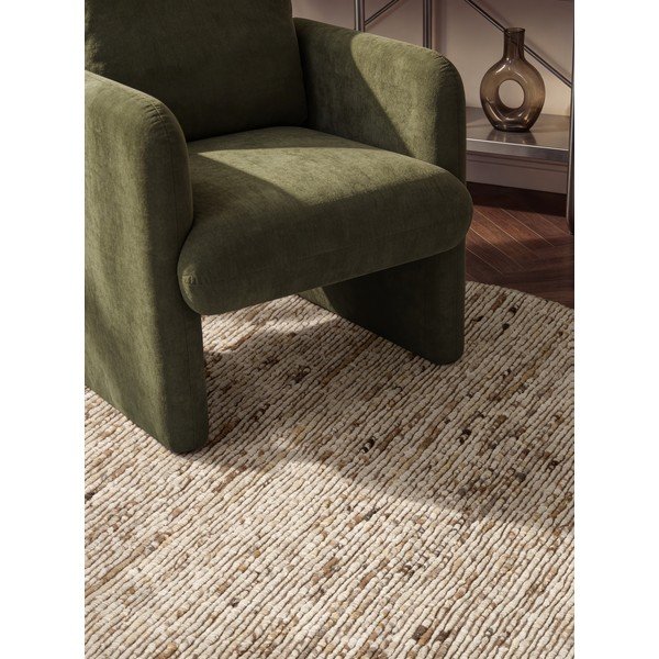 Bézs kézi szövésű gyapjú kerek szőnyeg ø 200 cm Bexley Woolwich – Ted Baker-image-2