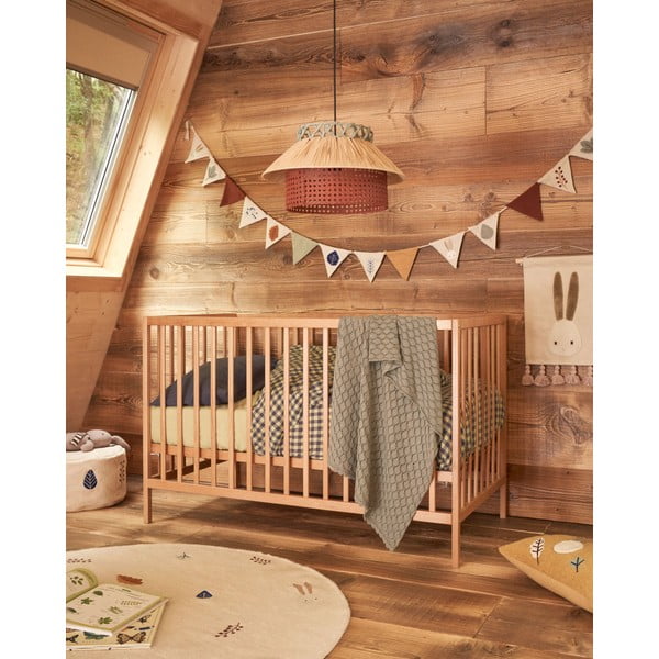 Natúr színű bükkfa babaágy 60x120 cm Shantal – Kave Home-image-1