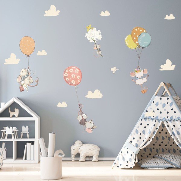 Flying Mouse gyerek falmatrica - Ambiance-image-1