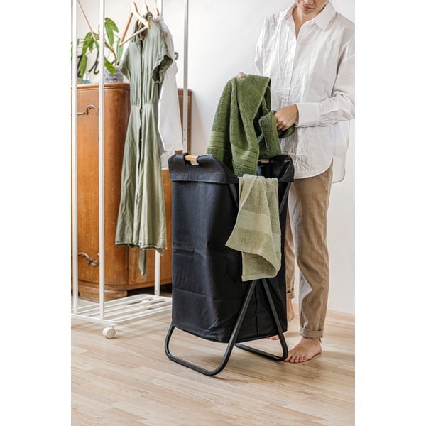 Bin fekete összecsukható szennyestartó - Wenko-image-2