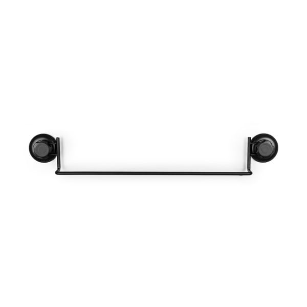 Bestlock Black Tube Holder For Towels fekete öntapadós fali törölközőtartó, 60,6 x 9 cm - Compactor-image-3
