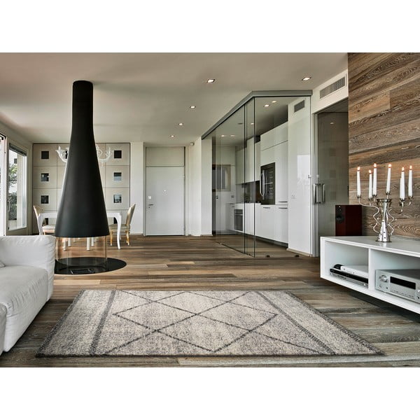 Kasbah Gris szürke szőnyeg, 80 x 150 cm - Universal-image-1