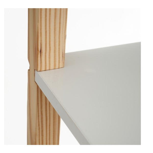 Fehér gyerek könyvespolc 60x106,5 cm – Casa Selección-image-3