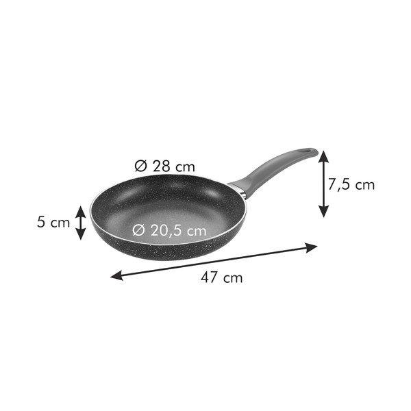 Serpenyő ø 28 cm Manico Rosso – Tescoma-image-3