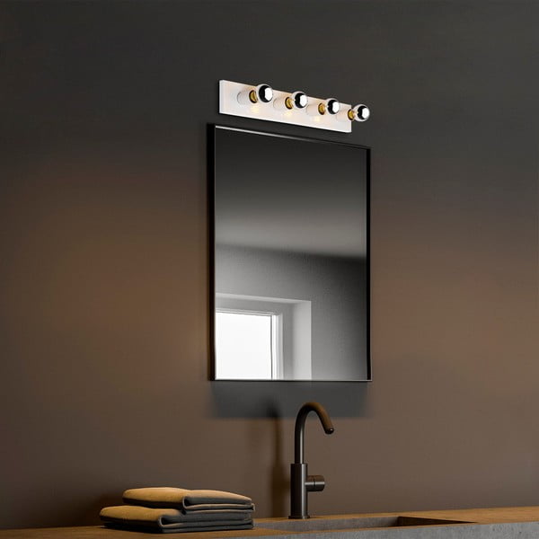 Fehér fali lámpa Mirro – Opviq lights-image-3