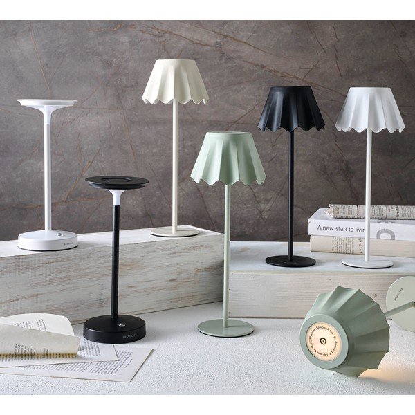 Világoszöld fém LED dimmelhető asztali lámpa (magasság 36 cm) – Brandani-image-1
