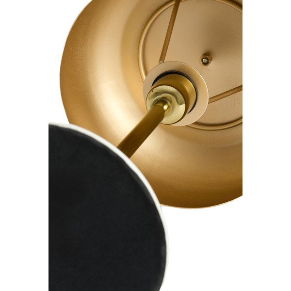 Narancssárga asztali lámpa fém búrával (magasság 40 cm) Surin – Light & Living-image-3