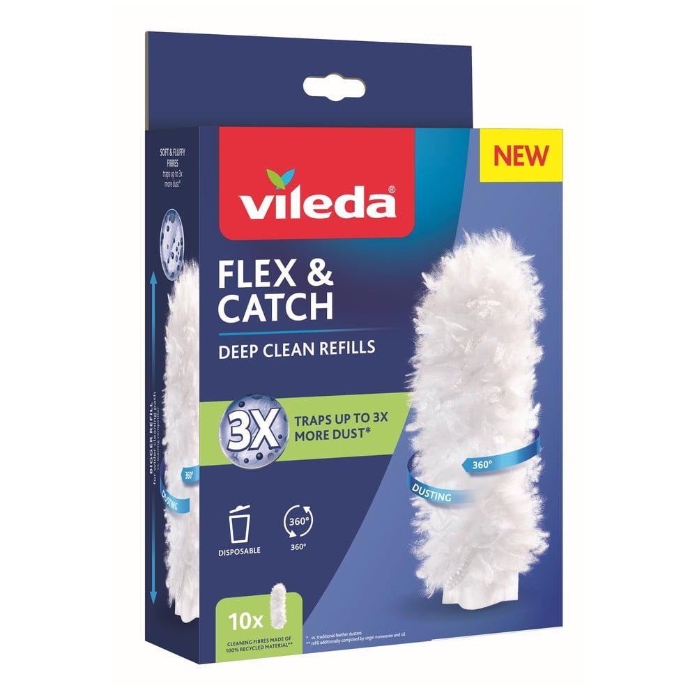 Portörlő cserefej szett 10 db-os Flex&Catch Vileda