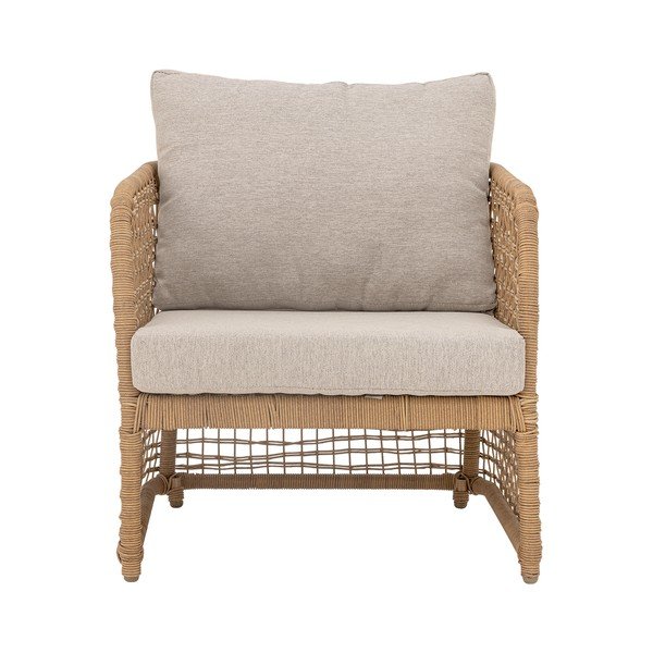 Bézs-natúr színű párnázott-rattan kerti fotel Penzano – Bloomingville-image-3