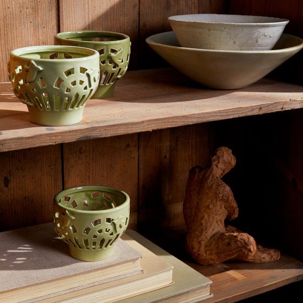 Kerámia gyertyatartó Orangery – Kähler Design-image-1