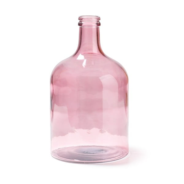 Semplice rózsaszín üvegváza, magassság 43 cm - La Forma