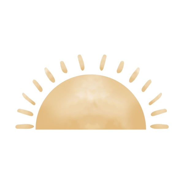 Gyerek falmatrica 155x75 cm Watercolor Sun – Ambiance-image-2