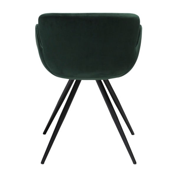 Zöld kárpitozott karfás étkezőfotel Gaia – DAN-FORM Denmark-image-2