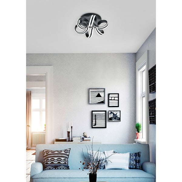 Fekete LED mennyezeti lámpa Carrera – Trio-image-1