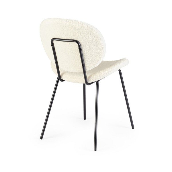 Fehér kárpitozott étkezőszék Maddie – Yes Everyday-image-4