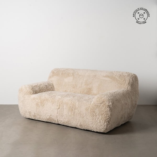 Bézs kanapé 185 cm Teddy – Ixia-image-1
