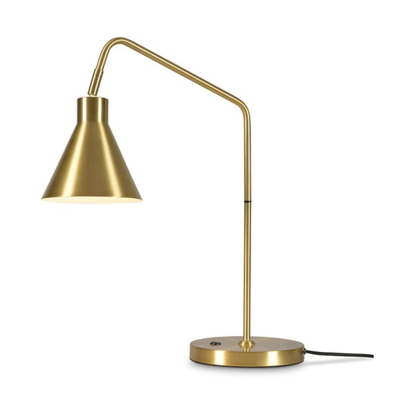 Aranyszínű asztali lámpa fém búrával (magasság 55 cm) Lyon – it's about RoMi