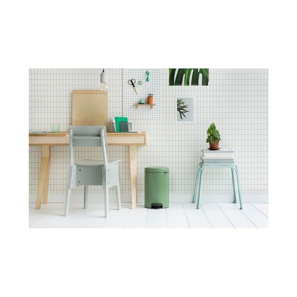 Newicon zöld pedálos szemeteskosár, 12 l - Brabantia-image-1