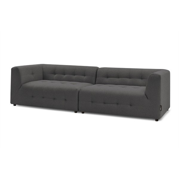 Sötétszürke kanapé 324 cm Kleber - Bobochic Paris-image-3