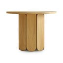 Soft étkezőasztal tölgyfa dekorral, ø 98 cm - Woodman