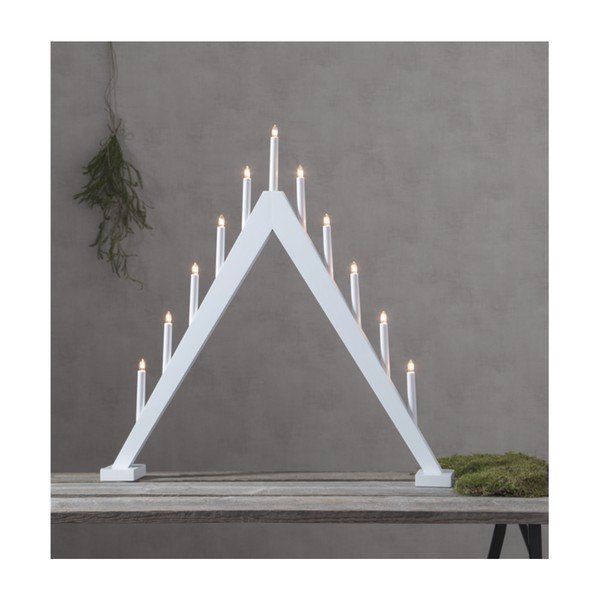 Trill fehér karácsonyi LED gyertyatartó, magasság 79 cm - Star Trading-image-1