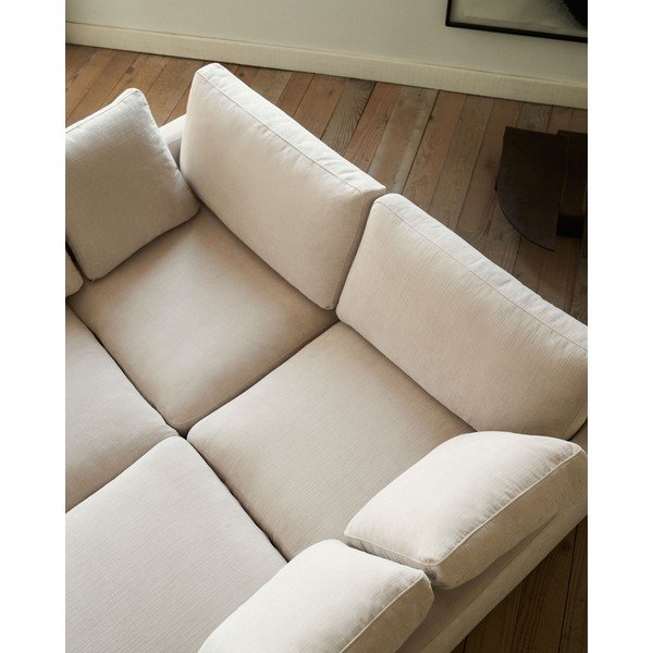 Krémszínű kanapé 210 cm Gala – Kave Home-image-3