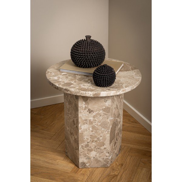 Márvány kerek tárolóasztal ø 50 cm Naxos – Actona-image-3