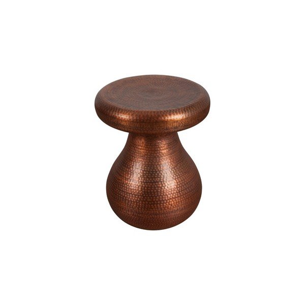 Antique rézszínű ülőke/kisasztal - Zuiver-image-2