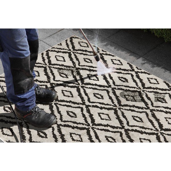 Rio barna-fehér kültéri szőnyeg, 80 x 150 cm - NORTHRUGS-image-1