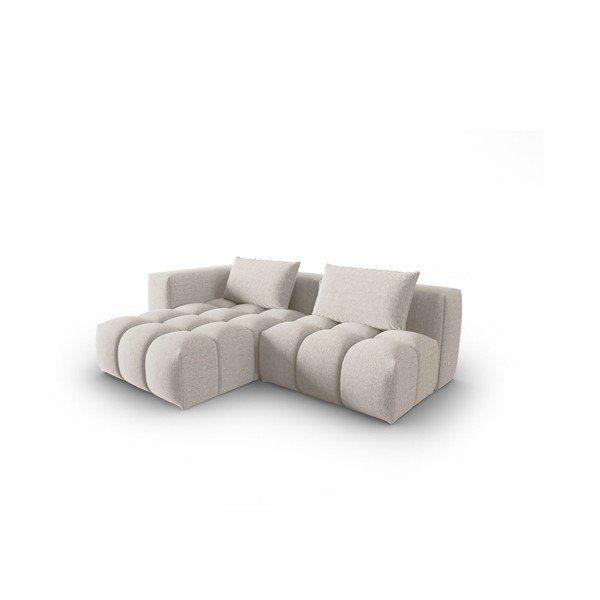 Bézs sarokkanapé (bal oldali-heverő résszel) Verona – Cosmopolitan Design