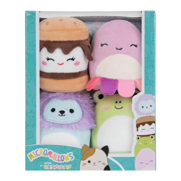 Plüssjáték szett 4 db-os Micromallows 4Pack – SQUISHMALLOWS-image-1