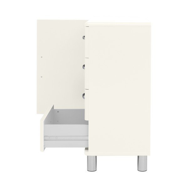 Fehér alacsony komód 98x92 cm Malibu - Tenzo-image-2