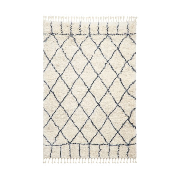 Aspen Lines krémfehér szőnyeg, 80 x 150 cm - Think Rugs