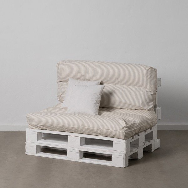 Fehér-bézs kerti székpárna szett raklapra 4 db-os  80x112 cm – Ixia-image-1