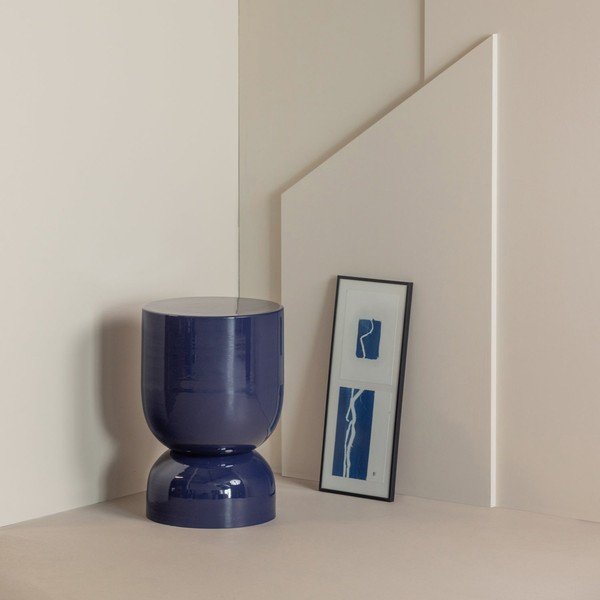 Fém kerek tárolóasztal ø 32 cm Hekla – WOOOD-image-1