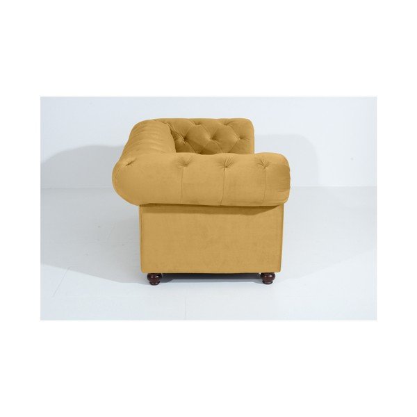 Orleans Velvet sárga kanapé, 196 cm - Max Winzer-image-4