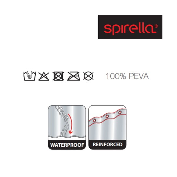 Zuhanyfüggöny 180x200 cm Kuapa – Spirella-image-1