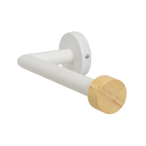 Fehér fali fém WC-papír tartó – Casa Selección-image-2