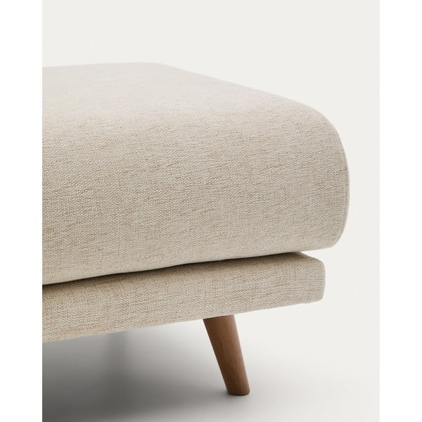 Bézs zsenília lábtartó Karin – Kave Home-image-4