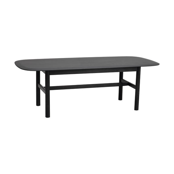 Fekete tölgyfa dohányzóasztal 135x62 cm Hammond - Rowico-image-2