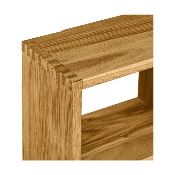 Natúr színű többszintes tölgyfa fali polc 15 cm Townsville – House Nordic-image-4