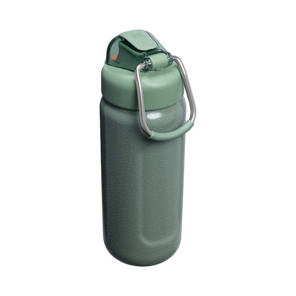 Zöld rozsdamentes acél utazó ivópalack 470 ml Wellspring Bottle Hammertone Green – Stanley-image-2