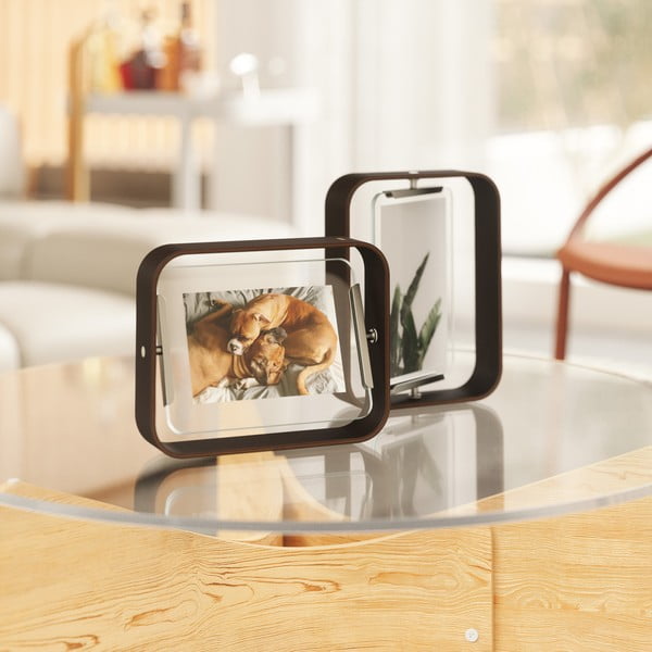 Sötétbarna fa álló képkeret 19x24 cm Bellwood – Umbra-image-2