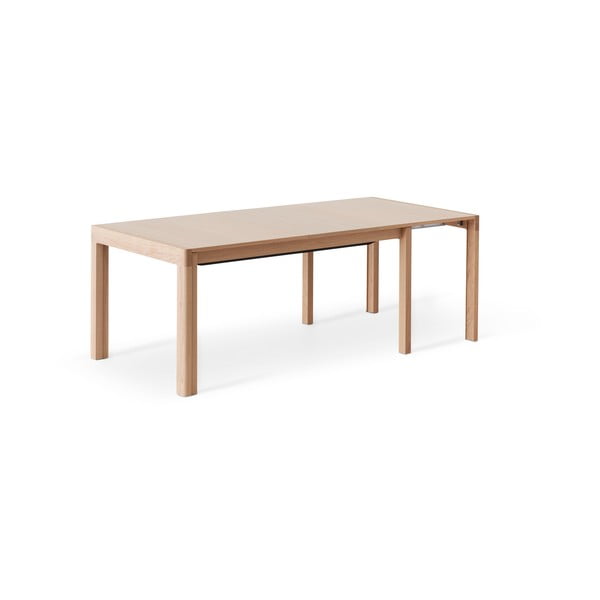 Bővíthető étkezőasztal hosszabbító asztallappal, tölgyfa dekorral 96x160 cm Join – Hammel Furniture-image-3