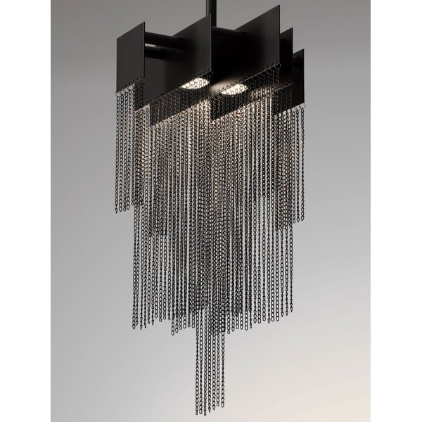 Matt fekete acél LED dimmelhető függőlámpa Revια – Nova Luce-image-2