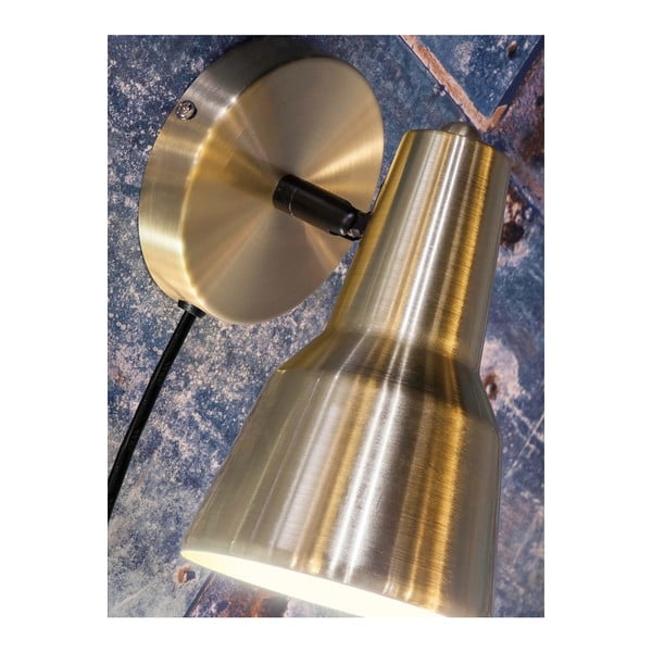 Aranyszínű fali lámpa ø 22 cm Valencia – it's about RoMi-image-1