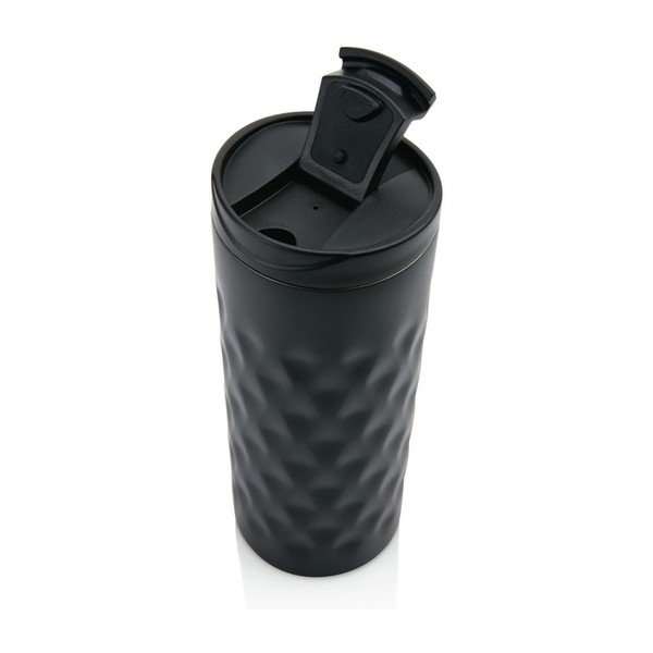 Geometric fekete termo bögre, 350 ml - XD Design-image-2
